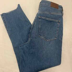 Madewell curvy stovepipe jeans